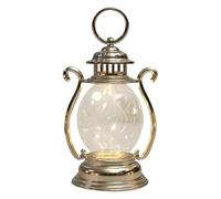 Générique Vintage Lantern - LED Hanging Lamp with Rustic Design | Battery Operated Antique Outdoor Lamp for Camping, Hiking, and Patio, Decorative Tabletop Lantern for Home and Garden Decor Ļantern