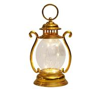 Générique Vintage Lantern - LED Hanging Lamp with Rustic Design | Battery Operated Antique Outdoor Lamp for Camping, Hiking, and Patio, Decorative Tabletop Lantern for Home and Garden Decor Ļantern