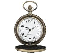 Générique Vintage Pocket Watch, Retro Mechanical Timepiece, Elegant Men’s Watch, Compact Numeral Scale Design, Ideal for Christmas, Graduation, Father's Day, Bedroom Decoration and Gift Collectors