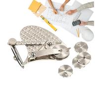 Générique Vintage Precision Dotting Pen Set: The Blueprint Drafting Tool, Mechanical Gear Train Ruling Pen with 4 Interchangeable Dotting Wheels Pens for Architects Designers