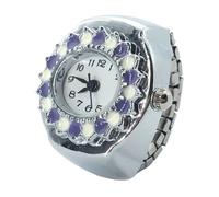 Générique Vintage Ring Watch for Women - Lightweight Finger Watch with Innovative Design - Clock Jewelry with Accurate Timekeeping - Ideal for Friends and Colleagues
