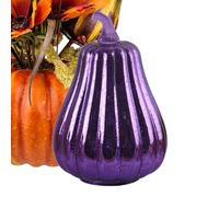 Générique Violette, Lumière De en Verre, Décorations d'automne pour La Maison, Lampe De Nuit Décorative Alimentée, Lampe De Nuit sans Flamme, Idéal pour L'Halloween Thanksgiving Rustic AUT