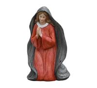 Générique Virgin Mary Statue - Christian Figurine Desk Decor, Blessed Mother Sculpture Ornament | Religious Gift for Nightstand, Bookshelf, Dressing Table, & Living Room Display