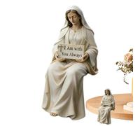 Générique Virgin Mary Statue - Resin Religious Figurine, 15cm Medium Size for Home Decor Resin Material for Mother Mary Statue with Detailed Design Ideal for Apartment Office Church Bedroom
