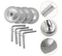 Générique Vis de Châssis pour Ventilateur Électrique en Fer, Lot de 4 Pièces, Construction Sécurisée, Diamètre de Vis 8 mm, pour Ventilateur de Sol d'Intérieur