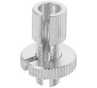 Générique Vis de Réglage Design Élégant Argenté en Alliage D'aluminium Installation Facile et Ajustement Précis pour Câble de Frein à Main de Moto et Véhicule Tout Usage