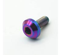Générique Vis en Titane M6 M8 X 12 15 20 25 30 35mm for Frein à Disque de Moto, Fixations à Douille hexagonale en Ti, vis de Modification 6 pièces(Multicolor,M8X20MM_6PCS)