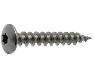Générique - Vis penture tete ronde large empreinte torx ou etoile-inox a2 - Ø mm.6 - L/Lf mm.40 - Cond..100 -