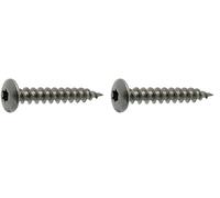 Générique - Vis penture tete ronde large empreinte torx ou etoile-inox a2 - Ø mm.6 - L/Lf mm.40 - Cond..100 - (Lot de 2)