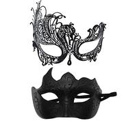 Générique Visage Purifiant Couple Guard Guard Costume d'Halloween Guard Guard Jeu de rôle Costume Dance Wedding Guard Masques Chirurgicaux Gris Adulte (BK1, One Size)