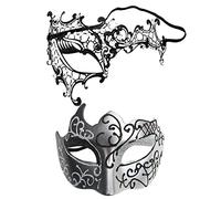 Générique Visage Purifiant Couple Guard Guard Costume d'Halloween Guard Guard Jeu de rôle Costume Dance Wedding Guard Masques Chirurgicaux Gris Adulte (SL2, One Size)