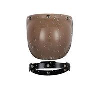 Générique Viseur De Casque De Moto | Écran de Protection - Lentille Visage Découvert Pour Temps Et Longues Distances Protection Conduite Diurne Pluvieuse