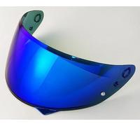 Générique Visière C10 for casque HJC HJ34P, protection anti-UV, anti-rayures, anti-poussière, anti-vent, accessoires de moto(Revo Deep Blue)