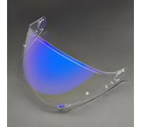 Générique Visière de casque CNS-2 for SHOEI Hornet ADV, pare-brise, accessoires de casque de moto(Revo Clear Blue)