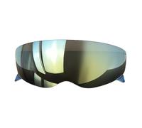 Générique Visière de casque, Covert-X Visière de casque for SCORPION EXO Combat Combat 2 Face Shield Visière Moto Pare-brise Protection UV Remplacement durable(Gold)