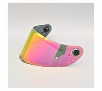 Générique Visière de casque, For MT-V-14B vengeance 2 S Targo S casque de Moto visière bouclier lentille Anti-UV pare-brise ca-sco Moto accessoires de Moto(Rose Red)