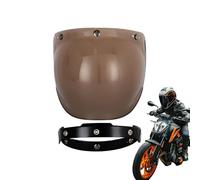 Générique Visière de Casque | Lentille Pare-Vent | Lentille pour Visage Ouvert de Moto pour Protection contre le Soleil Trajet Urbain Conduite sur Autoroute Randonnée Longue Distance
