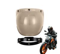 Générique Visière de Casque Moto, Écran de Protection, Lentille Visage Découvert Pour Temps Et Longues Distances Protection Conduite Diurne Pluvieuse