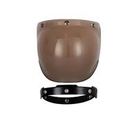 Générique Visière de Casque Moto - Lentille Antivents pour Casque - Lentille Visage Découvert Pour Temps Et Longues Distances Protection Conduite Diurne Pluvieuse
