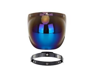 Générique Visière de Casque,Visière | Lentille Visage Découvert Pour Temps Et Longues Distances Protection Conduite Diurne Pluvieuse