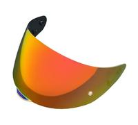 Générique Visière de Lentille, Nouvelle visière de casque FF352 for LS2 FF352 FF802 ROOKIE FLASH, protection UV, écran solaire(Deep Red)