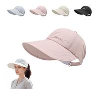Générique Visiere Femme Soleil Tour de Tete reglable absorbe Transpiration Leger adaptée pour Camping forêt et Sortie Loisirs(Rose)