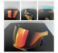Générique Visière HJ09 for casque HJC CL17 CLST CLSP CSR1 CSInter CS15 TR1 FG15 HS11 FS15 HJ09, coupe-vent, anti-poussière, protection UV, accessoires(Revo Clear Red)