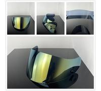 Générique Visière HJ09 for casque HJC CL17 CLST CLSP CSR1 CSInter CS15 TR1 FG15 HS11 FS15 HJ09, coupe-vent, anti-poussière, protection UV, accessoires(Gold)