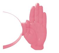 Générique Visière Solaire en Forme de Main | Confortable Et Léger Ajustable en Forme d'une Main - Chapeau Visière Queue de Cheval pour Adulte - pour Maman, Femme, Fille, Petite Amie, Hommes Et Papa