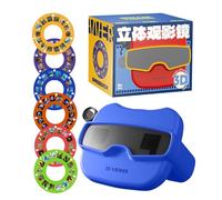 Générique Visionneuse pour | Jouet Éducatif avec 6 Rouleaux | Jouets Viseur - pour À Partir De 3 Ans, Maison, École Maternelle, Camping, Road Trip, Salle De Classe, Jardin D'Et École