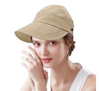 Générique Visor Solaire | Chapeau Queue de Cheval Ajustable avec Protection UV Large Bord | Accessoire de Mode Sportif pour Jardin Plage Fêtes et Activités