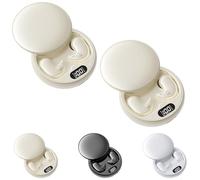 Générique Visound Drift - Invisible Earbuds, Comfortable Fit LED Power Display, Invisible Earphones for Sleeping, Working, Hiking (2-PCS Beige)