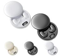 Générique Visound Drift - Invisible Earbuds, Comfortable Fit LED Power Display, Invisible Earphones for Sleeping, Working, Hiking (White*Black)