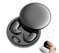 Générique Visound Drift - Invisible Earbuds, Comfortable Fit LED Power Display, Ridiculously Amall, No Lag, Ipx6 Water-Resistant, for Sleeping, Working, Hiking (Black)
