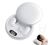 Générique Visound Drift - Invisible Earbuds, Comfortable Fit LED Power Display, Ridiculously Amall, No Lag, Ipx6 Water-Resistant, for Sleeping, Working, Hiking (White)