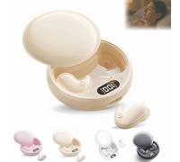 Générique Visound Drift - Invisible Earbuds, Vision Beam Ear Buds, Invisible Sleep Wireless Earphone, Light-Weight Noise Blocking, Comfortable Fit LED Power Display, for Sleeping, Working (Yellow)