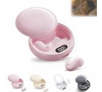 Générique Visound Drift - Invisible Earbuds, Vision Beam Ear Buds, Invisible Sleep Wireless Earphone, Light-Weight Noise Blocking, Comfortable Fit LED Power Display, for Sleeping, Working (Pink)