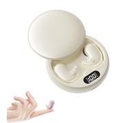 Générique Visound Drifts - Invisible Earbuds, Vision Beam Visound Drifts - Invisible Earbuds, Earphones for Sleeping, Light-Weight Noise Blocking, for Sleeping, Working, Hiking (Milky White)