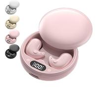 Générique Visound - Invisible Earbuds, Invisible Sleep Wireless Earphone, Sleep Earbuds for Side Sleepers, Comfortable Fit LED Power Display, for Sleeping, Working, Hiking (Pink)