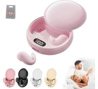 Générique VisoundDrift - Invisible Earbuds, VisoundDrift Earbuds, Vision Beam Ear Buds,Comfortable Fit LED Power Display, IPX6 Water-Resistant, for Sleeping, Working, Hiking (Pink)