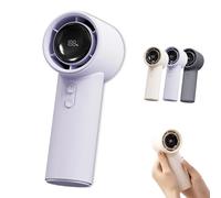 Générique Vitalsecom - Breezio Fan, Hand Folding High-Speed Turbine Fan, 100 Levels Of Infinite Wind Speed, 3s Fast Cooling, for Hot Day, Anywhere (purple)