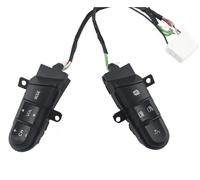 Générique Vitesse Volant Voiture Boutons Volant Multifonctions pour Civic 2006-2011 Interrupteur Commande Volume Audio Et Musique Rétro-éclairage Vert avec Bluetooth(Green-Switch)