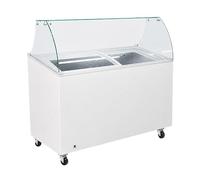 Générique Vitrine à Glaces Professionnelle - 7 Bacs de 5 Litres