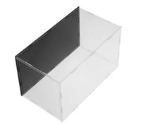 Générique Vitrine Acrylique Portable pour Voiture de Collection Base Noire, Boîte D'exposition Facile à Assembler pour Figurines et Modèles Réduits, pour Bureau et Collection