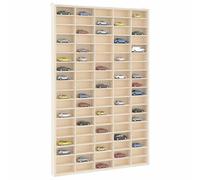 Générique Vitrine de Collection en Bois avec 90 Compartiments,Meubles,Étagères,Étagères murales & corniches,Brun,3.45 KG,4017379