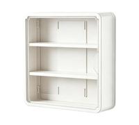 Générique Vitrine de Figurines Présentoir Mural Transparent à 3 Niveaux | Armoire de Présentation de Parfums pour Bibliothèque Meuble Rangement Cuisine Bureau Garage