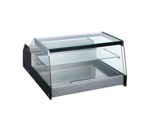 Générique Vitrine de Marché Réfrigérée à Poser 128 L - Service Arrière - +2 / +12°C - Affichage Digital - Inox