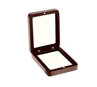 Générique Vitrine de médailles, conteneur de Badges en Bois élégant, boîte de Rangement Portable pour pièces commémoratives, Organisateur de Bijoux, boîte de Rangement Portable