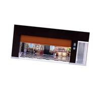 Générique Vitrine de Modèle Réduit de Voiture 1/64, Garage avec éclairage LED, Objet Décoratif, Brun