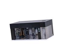 Générique Vitrine de Modèle Réduit de Voiture 1/64, Garage avec éclairage LED, Objet Décoratif, Noir